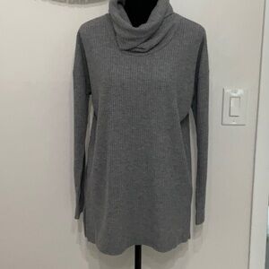 Gray Turtleneck Sweater